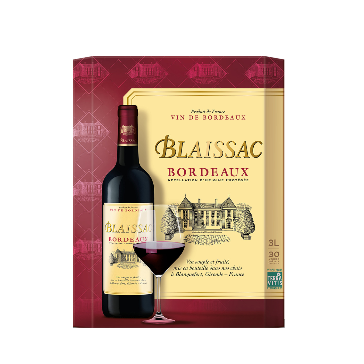 Bouteille de rouge Blaissac